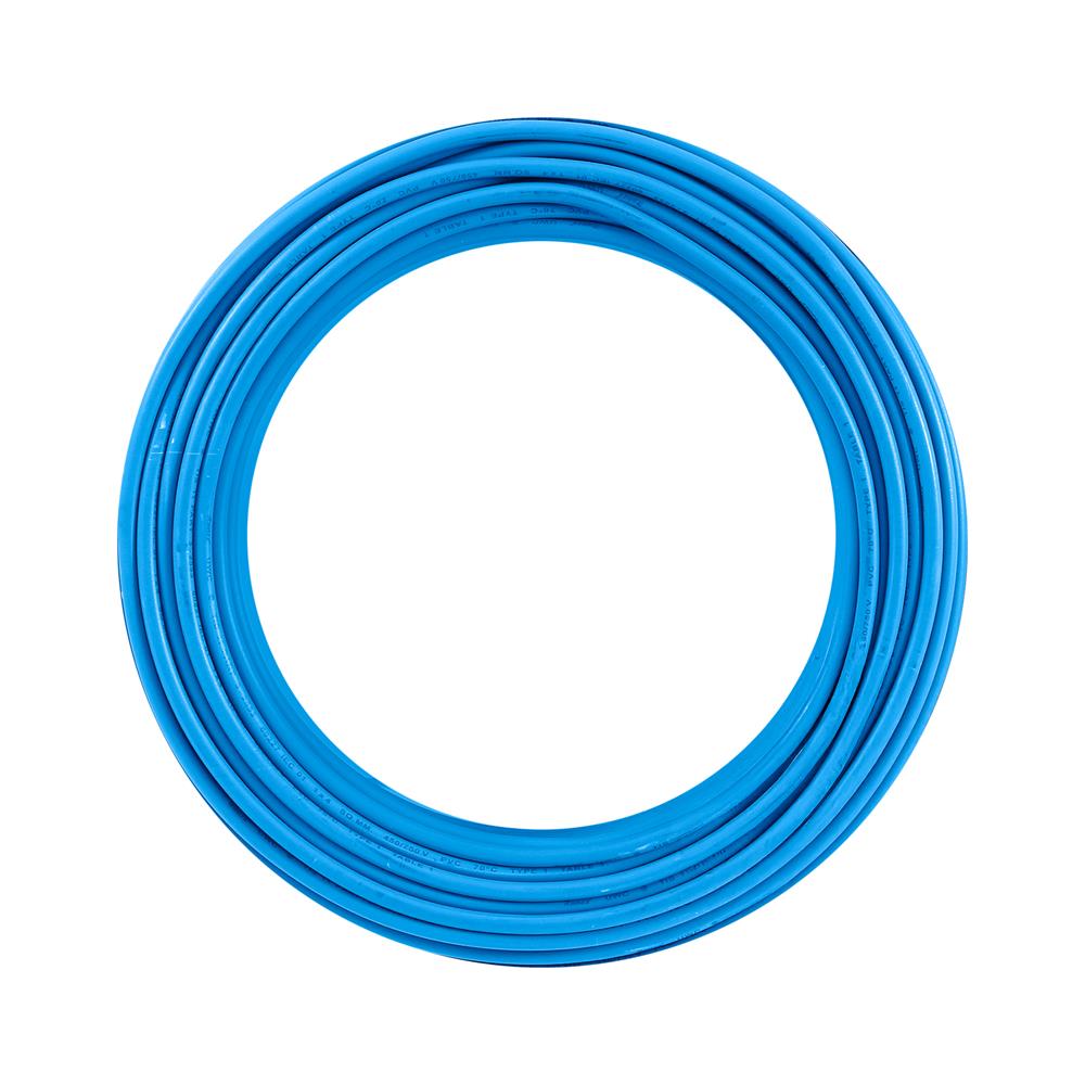 สายไฟ THW IEC01 RANZZ 1x4 ตร.มม. 50 ม. สีฟ้า