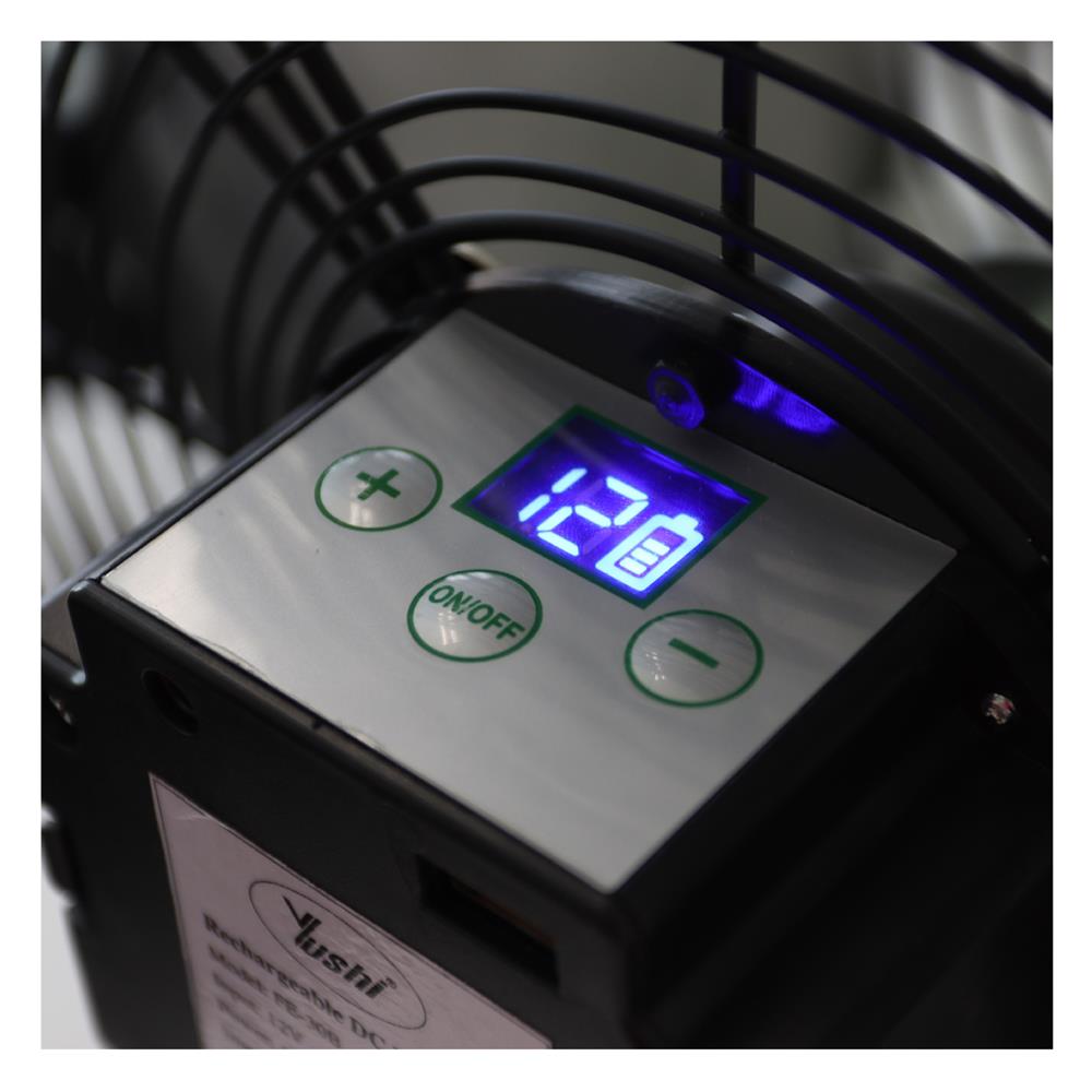 พัดลมอุตสาหกรรม 12 นิ้ว YUSHI YUS-FE30B66 สีดำ