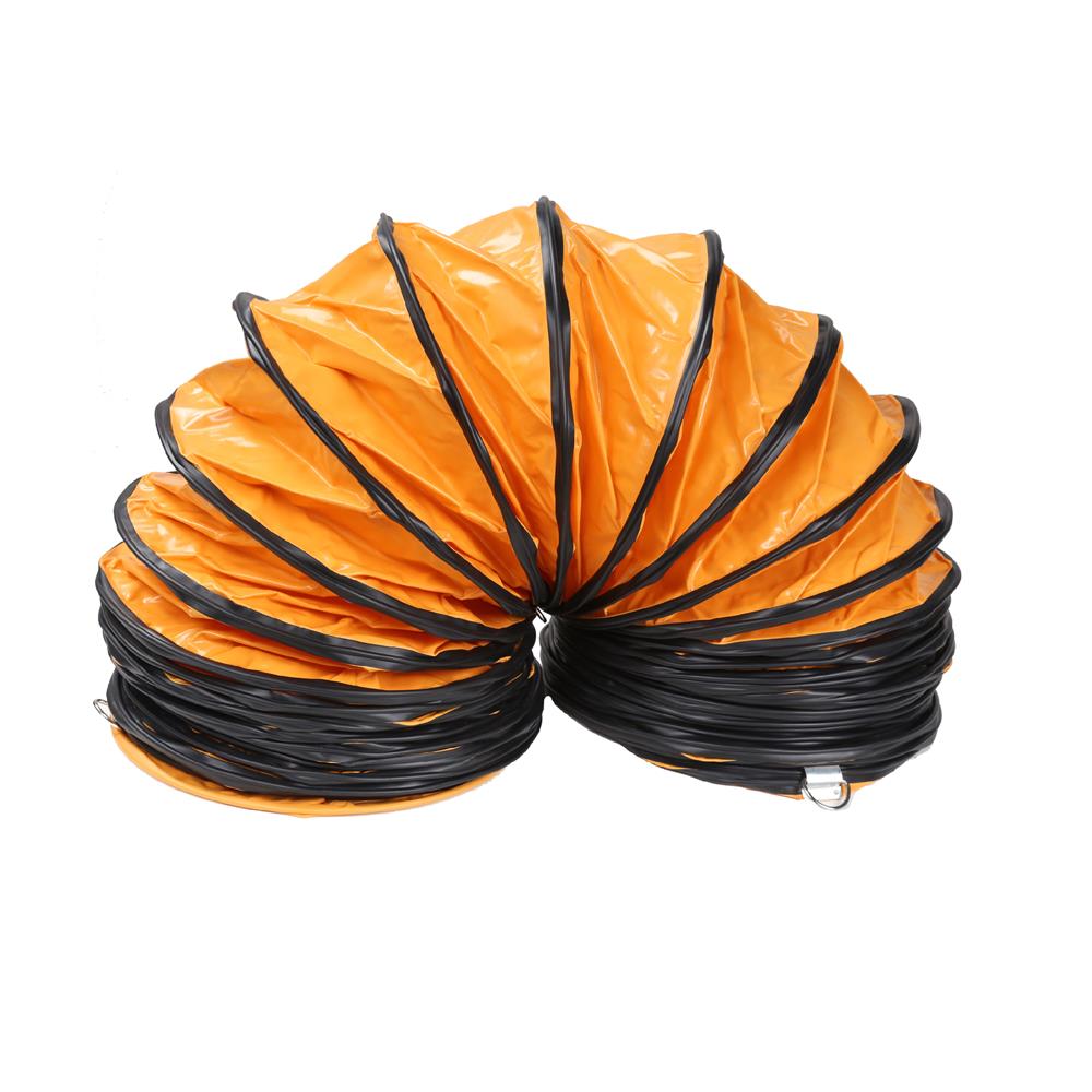 ท่อพัดลมดูดอากาศ 10 นิ้ว YUSHI YUS-PIPEPVT25 สีส้ม/ดำ