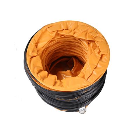 ท่อพัดลมดูดอากาศ 12 นิ้ว YUSHI YUS-PIPEPVT30 สีส้ม/ดำ_4