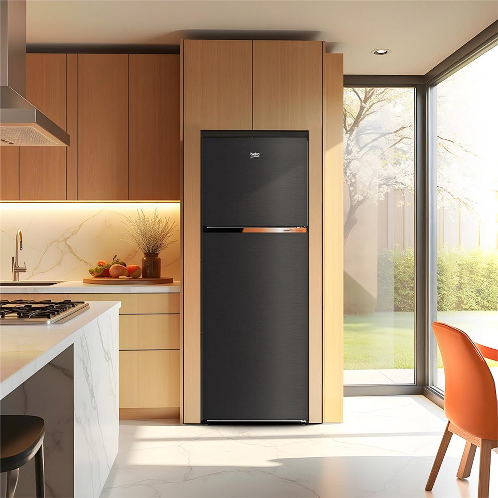 ตู้เย็น 2 ประตู BEKO RDNT445I10K 14.3 คิว สีเทาเข้ม