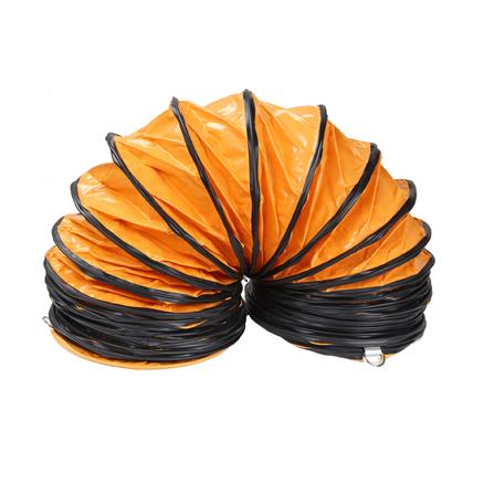 ท่อพัดลมดูดอากาศ 8 นิ้ว YUSHI YUS-PIPEPVT20 สีส้ม/ดำ_3