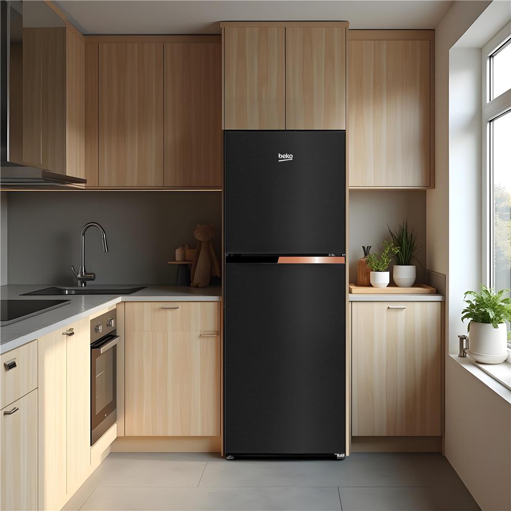 ตู้เย็น 2 ประตู BEKO RDNT231I50K 7.4 คิว สีเทาเข้ม