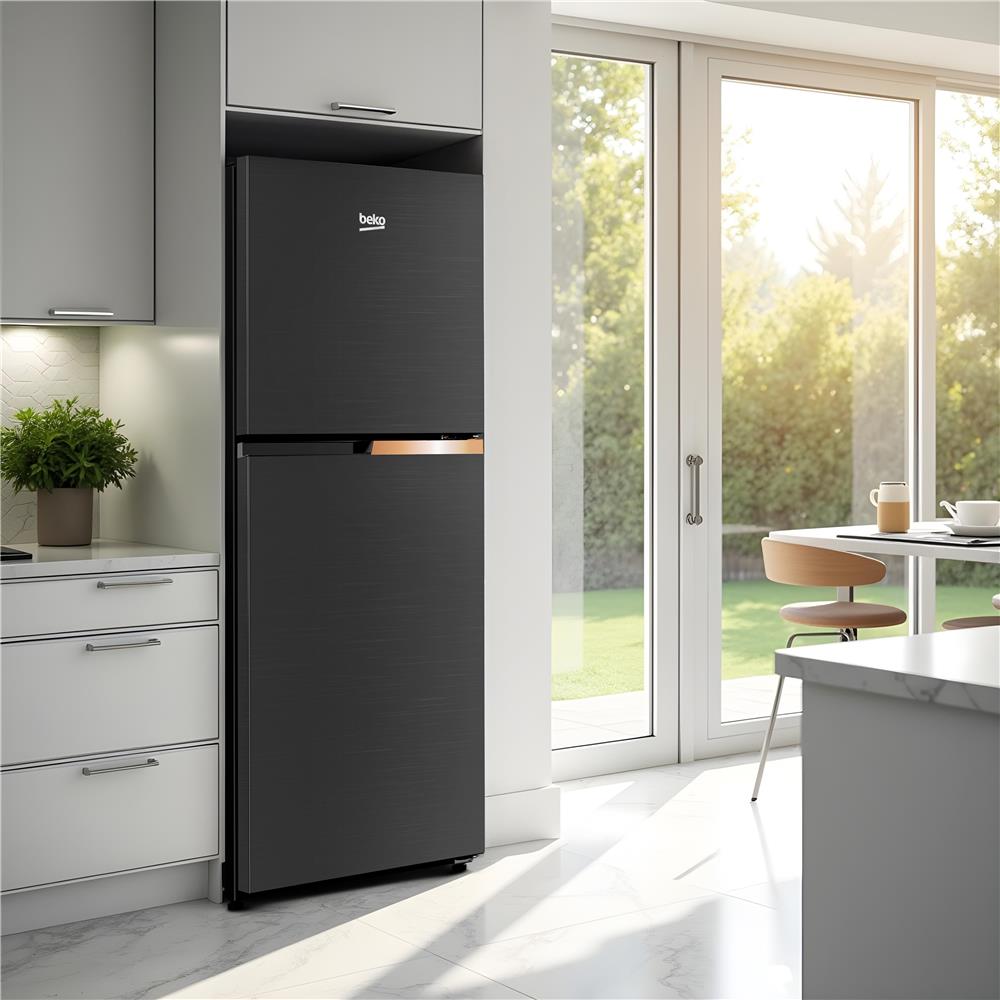 ตู้เย็น 2 ประตู BEKO RDNT231I50K 7.4 คิว สีเทาเข้ม