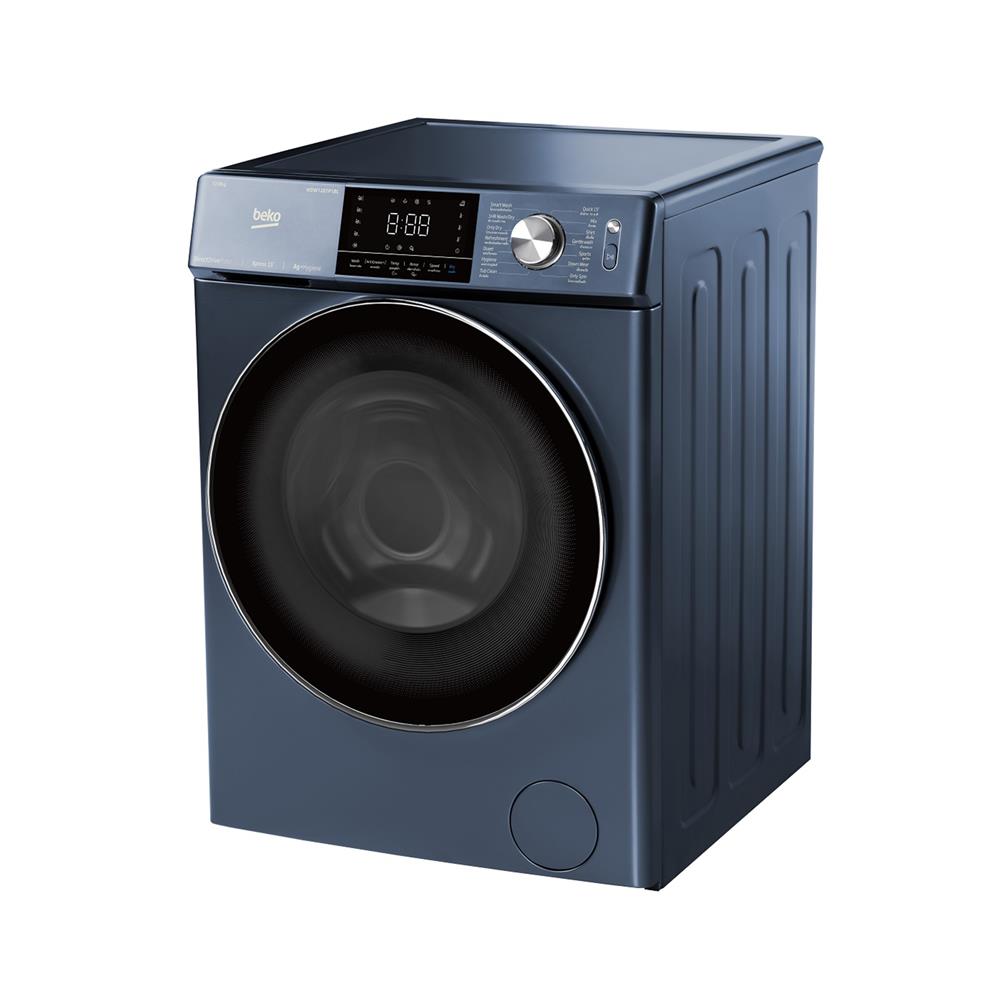 เครื่องซักอบ BEKO WDW1287P1BL 12/8 กก. สีน้ำเงินเข้ม อินเวอร์เตอร์