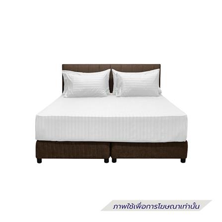 ผ้าปูที่นอน PICASSO MICRO 300TC STRIPE 60x78 นิ้ว สี WHITE_1