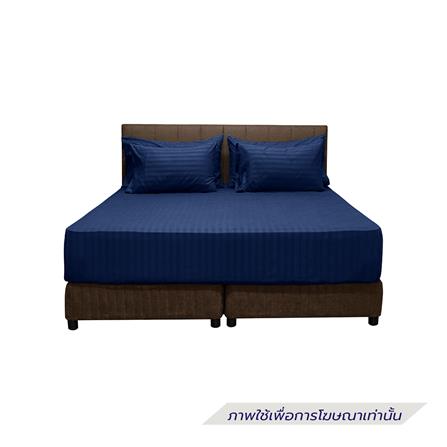 ผ้าปูที่นอน PICASSO MICRO 300TC STRIPE 60x78 นิ้ว สี BLUE_1