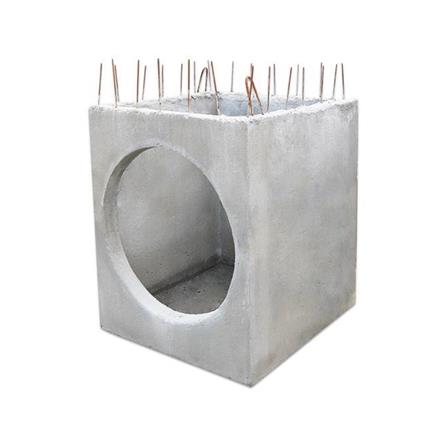 บ่อพักคอนกรีต 1 ทาง (ท่อ 30) IQC 60x60x65x8 ซม._0