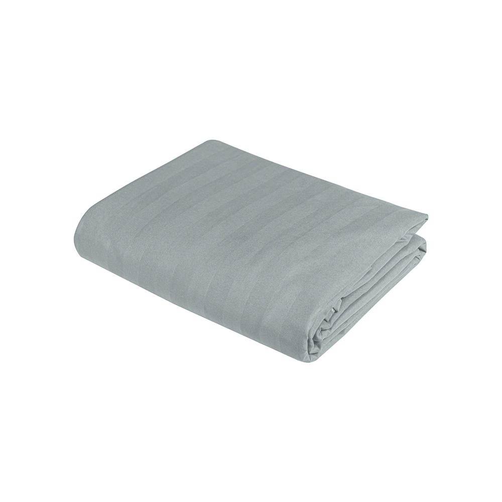 ผ้าปูที่นอน PICASSO MICRO 300TC STRIPE 72x78 นิ้ว สี GREY