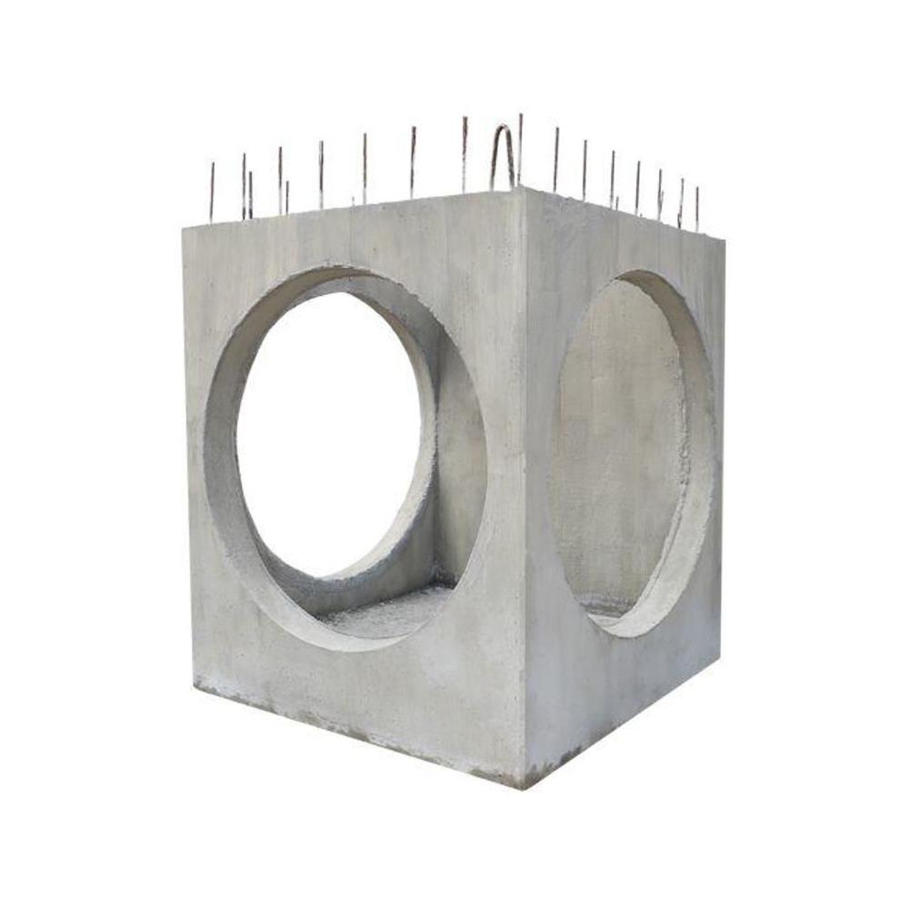 บ่อพักคอนกรีต 3 ทาง (ท่อ 30) IQC 60x60x65x8 ซม.