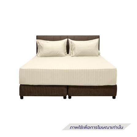 ผ้าปูที่นอน PICASSO MICRO 300TC STRIPE 42x78 นิ้ว สี CREAM_1