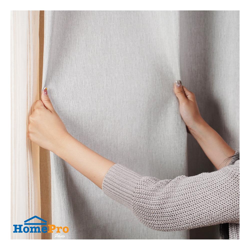 ผ้าม่าน EYELET HOME LIVING STYLE WOOLF UV 150X220 ซม. สีครีม