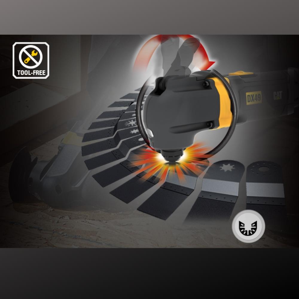 เครื่องมืออเนกประสงค์ระบบสั่น CAT DX49.1 350 วัตต์