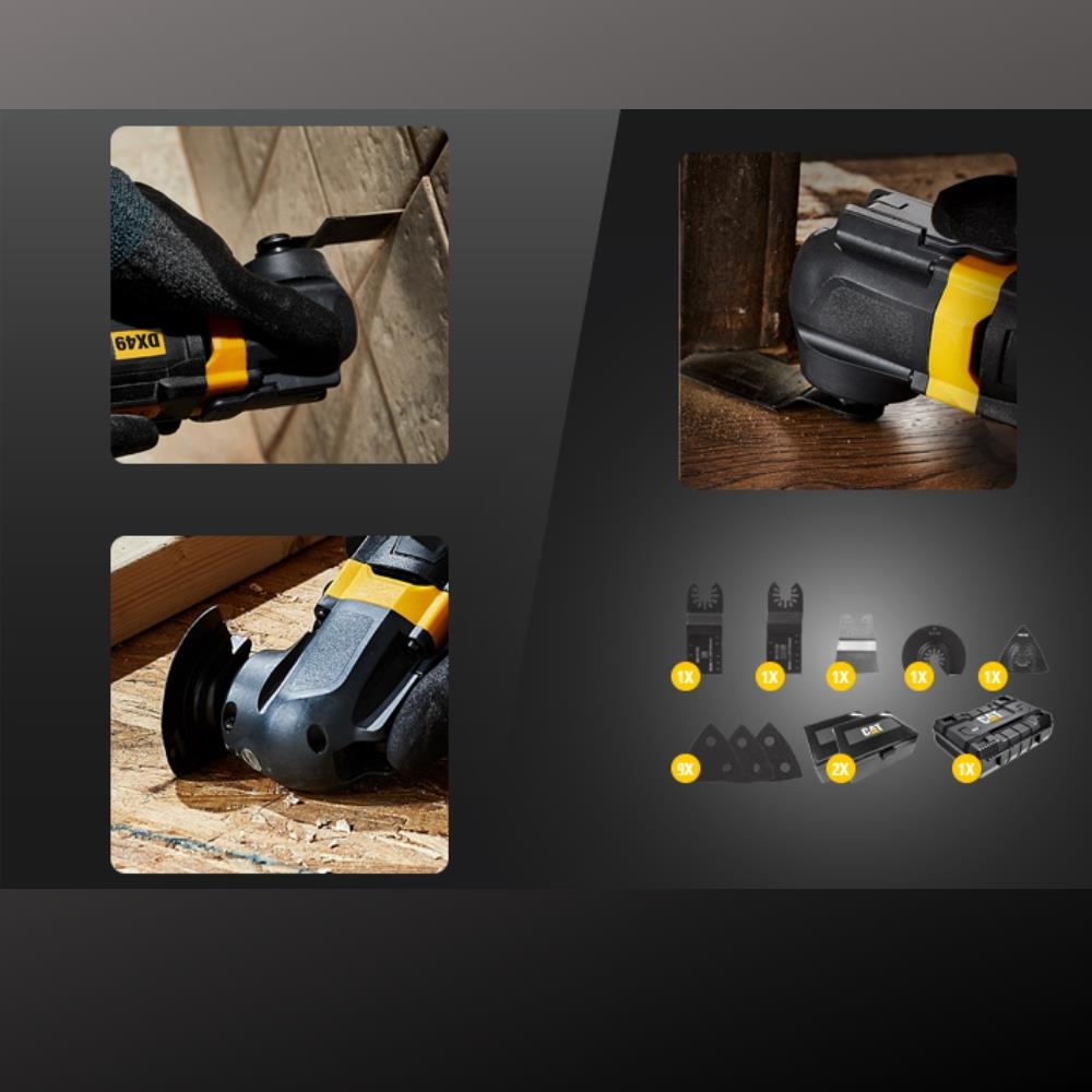 เครื่องมืออเนกประสงค์ระบบสั่น CAT DX49.1 350 วัตต์