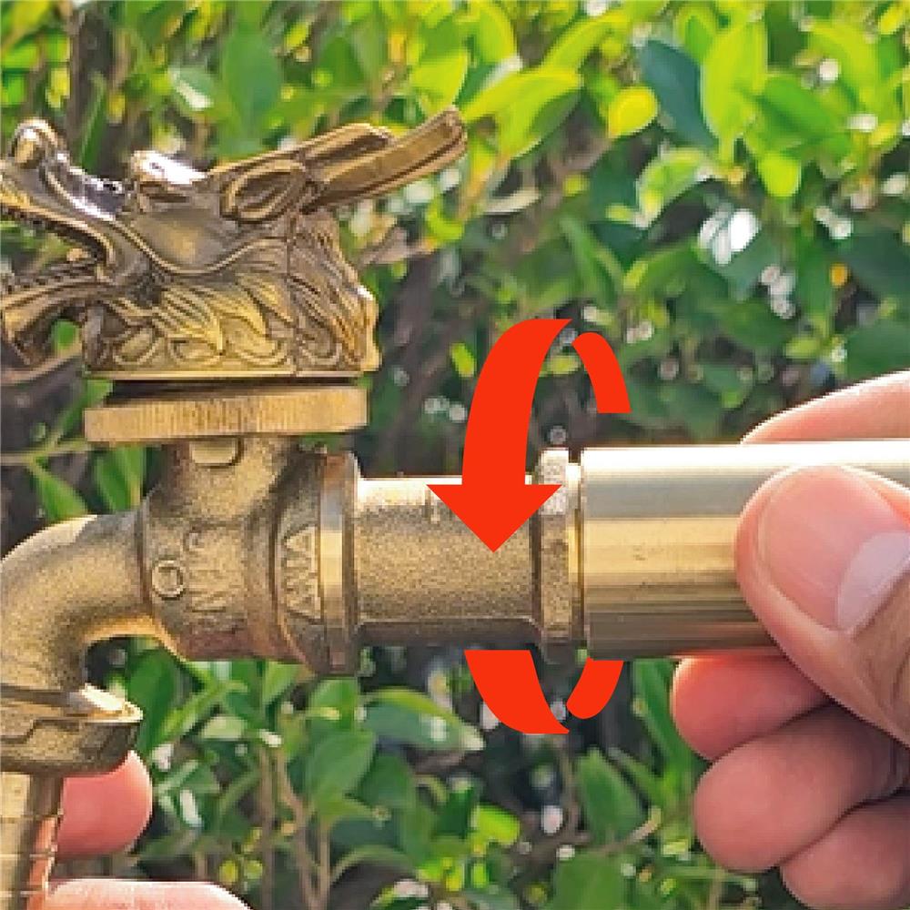 ก๊อกสนาม ANA ปีมะโรง 1/2 นิ้ว สีทองเหลือง