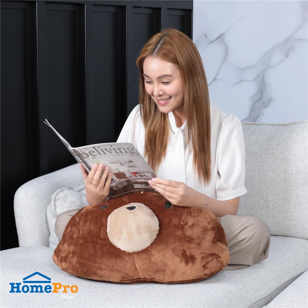 หมอนอิง SNAZZ LITTLE-B 18X22 นิ้ว สีน้ำตาล