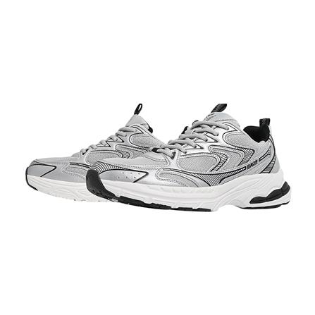 รองเท้าวิ่งผู้ชาย BAOJI BJM851 เบอร์ 43 สีเทา-ขาว