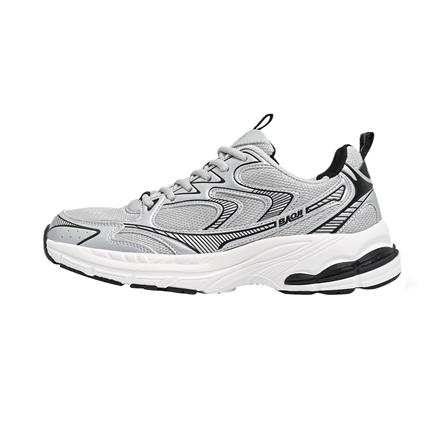 รองเท้าวิ่งผู้ชาย BAOJI BJM851 เบอร์ 43 สีเทา-ขาว_1