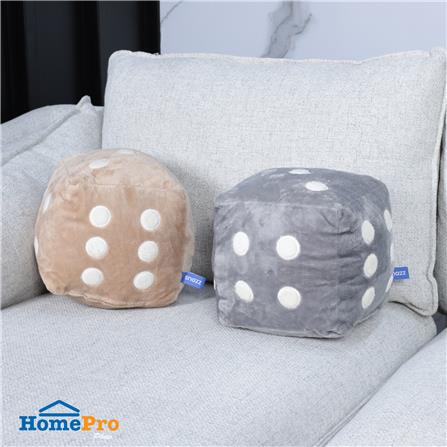 หมอนอิง SNAZZ LITTLE 8X8 นิ้ว สีน้ำตาล_7