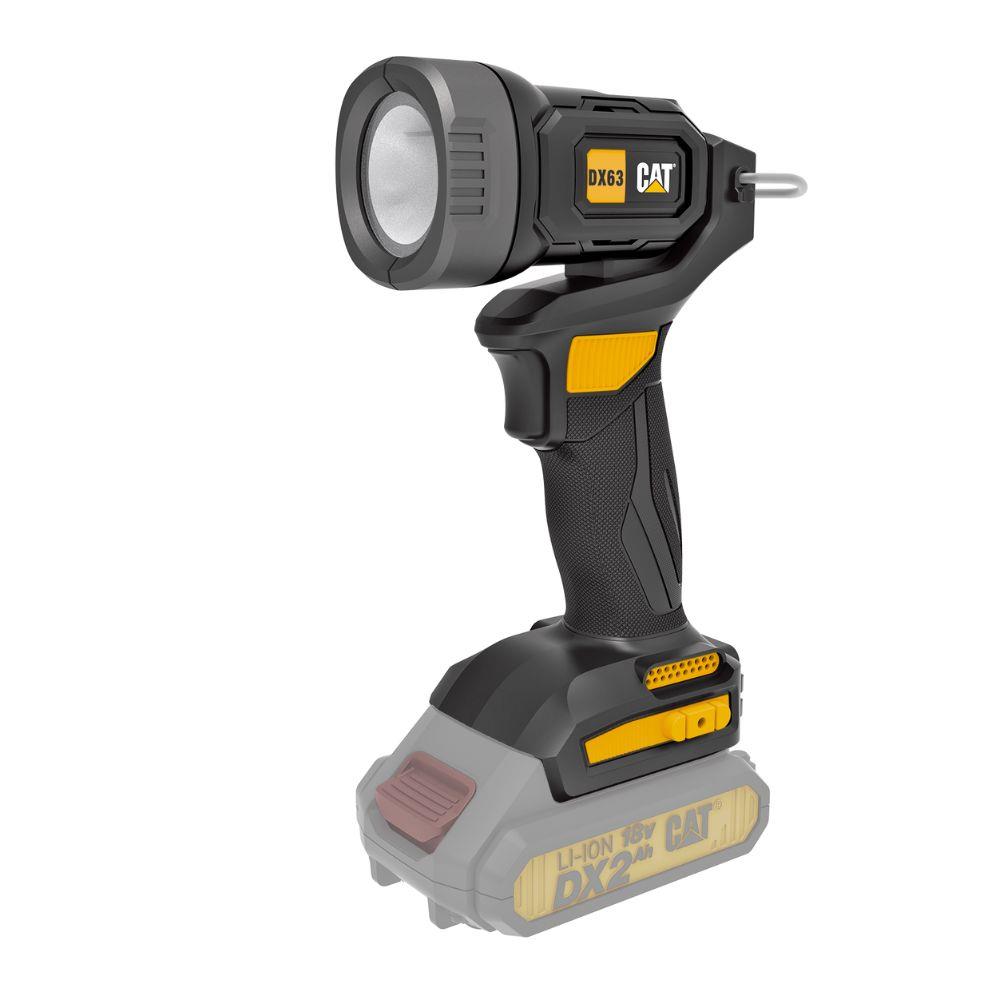 ไฟฉายสปอร์ตไลท์ไร้สาย (เฉพาะตัวเครื่อง) CAT DX63B 18 โวลต์ (สูงสุด 20 โวลต์)