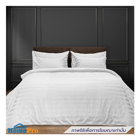 ปลอกผ้านวม PICASSO CT STRIPE 760 TC 90x100 นิ้ว สีขาว_5