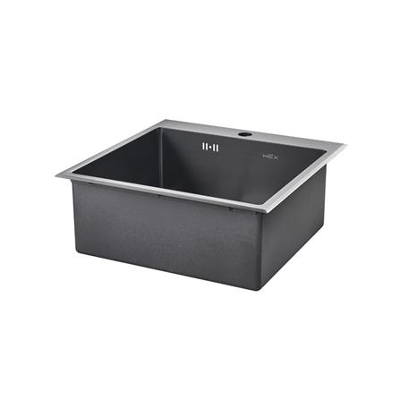 ซิงค์ฝัง 1 หลุม MEX SC50GM สีเทาดำ_1