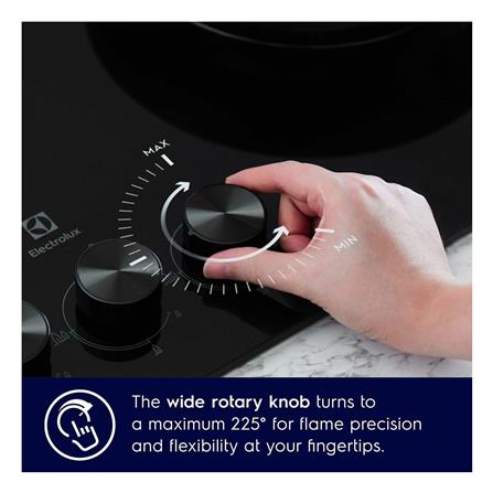 เตาฝังแก๊ส ELECTROLUX EHG7202BE 78 ซม._6