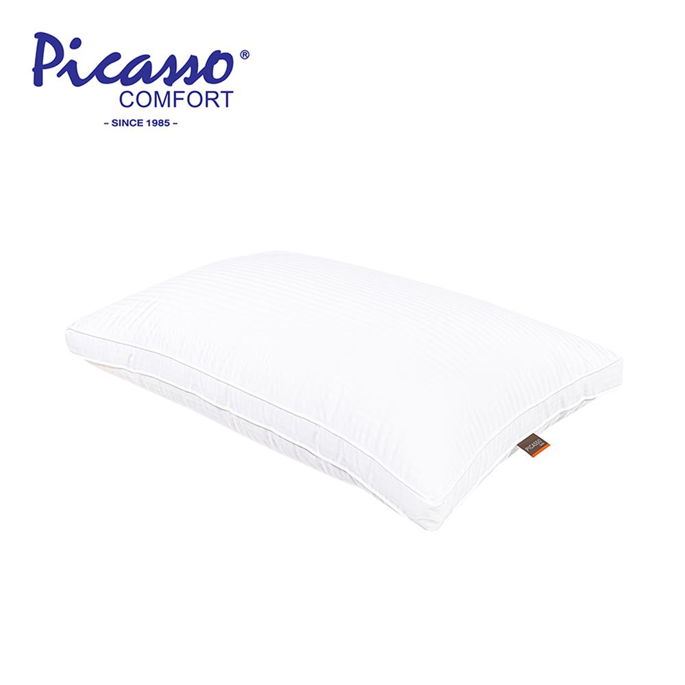 หมอนสุขภาพ ใยสังเคราะห์ PICASSO POLYESTER NANO GEL 1000 19x29 นิ้ว สี WHITE
