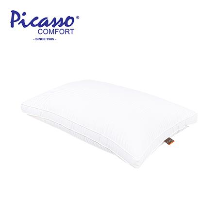 หมอนสุขภาพ ใยสังเคราะห์ PICASSO POLYESTER NANO GEL 1000 19x29 นิ้ว สี WHITE_0