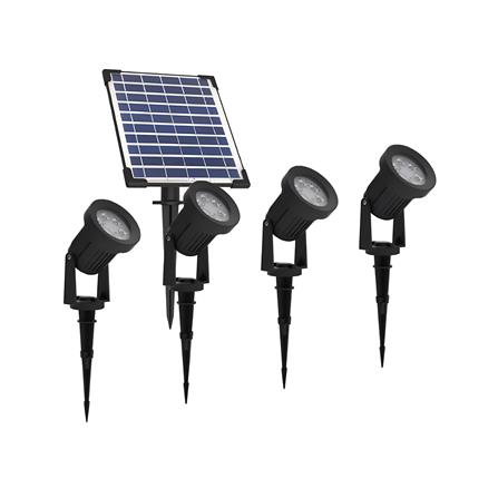 ไฟจัดสวน SOLAR LUMAX 74-00061 10 วัตต์ WARM WHITE สีดำ_0