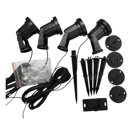 ไฟจัดสวน SOLAR LUMAX 74-00061 10 วัตต์ WARM WHITE สีดำ_4