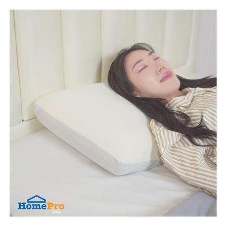 หมอนสุขภาพ AIR FOAM SNAZZ AIR FOAM DUAL COMFORT 40x60x12 ซม. สี CREAM/GREY_5