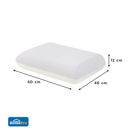 หมอนสุขภาพ AIR FOAM SNAZZ AIR FOAM DUAL COMFORT 40x60x12 ซม. สี CREAM/GREY_10