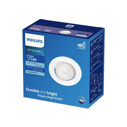 ดาวน์ไลท์ LED PHILIPS SPOTLIGHT SL190 4 นิ้ว 9 วัตต์ COOL WHITE สีขาว_3