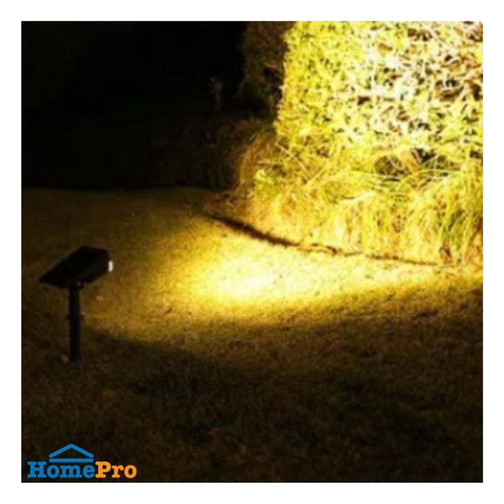 ไฟจัดสวน SOLAR LUMAX 74-00060 12 วัตต์ WARM WHITE สีดำ