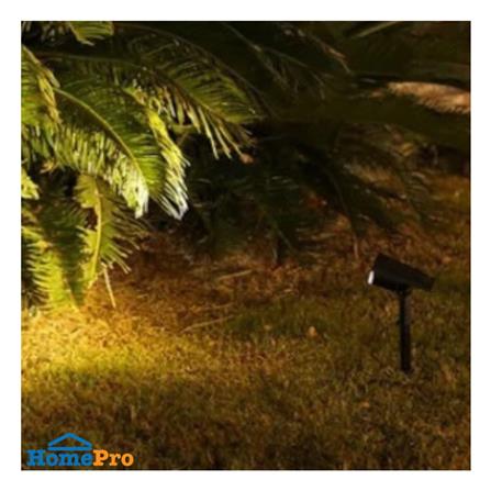 ไฟจัดสวน SOLAR LUMAX 74-00060 12 วัตต์ WARM WHITE สีดำ_5