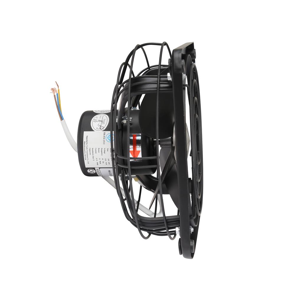 พัดลมอุตสาหกรรม 10 นิ้ว YUSHI YUS-FAD254 สีดำ