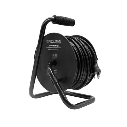 ล้อเก็บสายไฟ 4 ช่อง  VEXXO 3500 วัตต์ 16A L010 10 เมตร สีดำ_3
