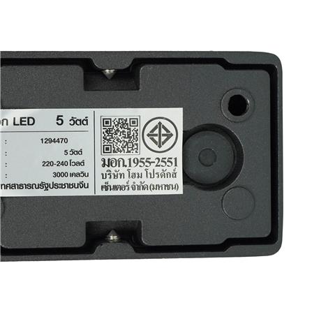 ไฟกิ่งภายนอก LED CARINI BO-WS0128 5 วัตต์ WARM WHITE สีดำ_7
