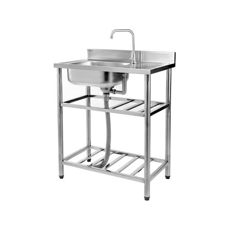 ซิงค์ขาตั้ง 1 หลุม 1 ที่พัก PARNO SN7546 สีเงิน_0