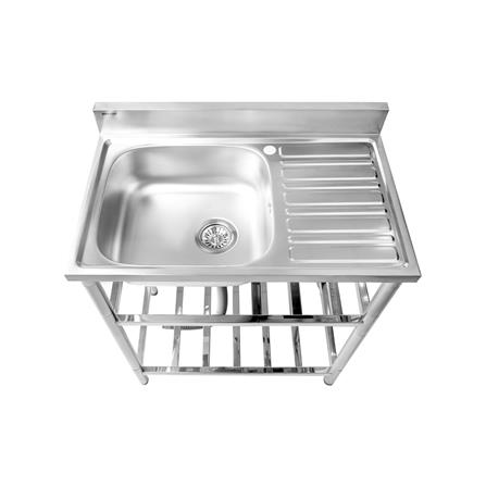 ซิงค์ขาตั้ง 1 หลุม 1 ที่พัก PARNO SN7546 สีเงิน_2