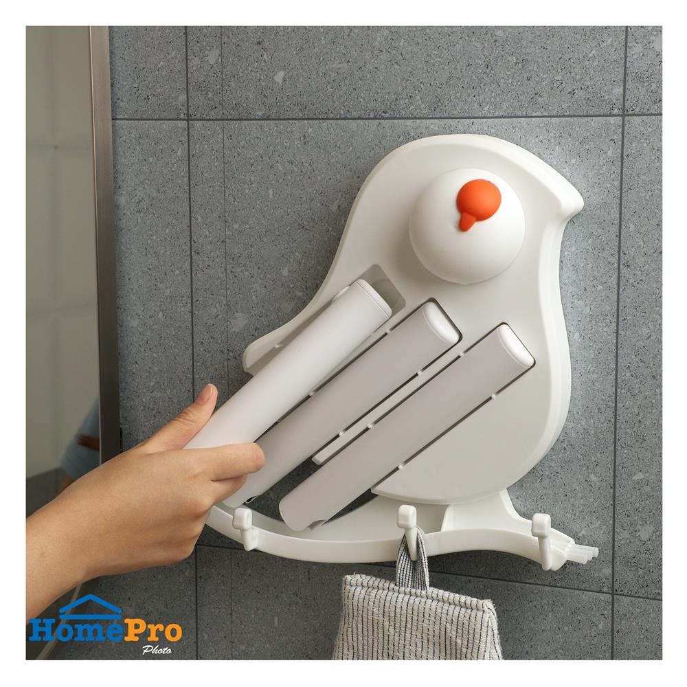 ชุดแปรงทำความสะอาดรูปนก 5IN1 ACCO NAMI สีขาว