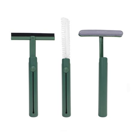 ชุดแปรงทำความสะอาดรูปนก 5IN1 ACCO NAMI สีเขียว_3