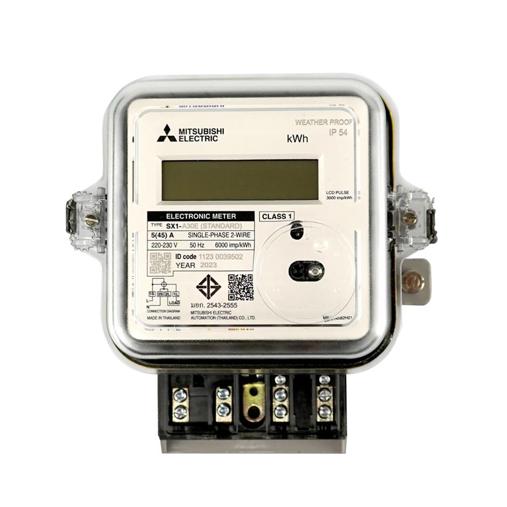 ดิจิตอลมิเตอร์ MITSUBISHI SX1-A30E 1 เฟส 5(45) แอมป์