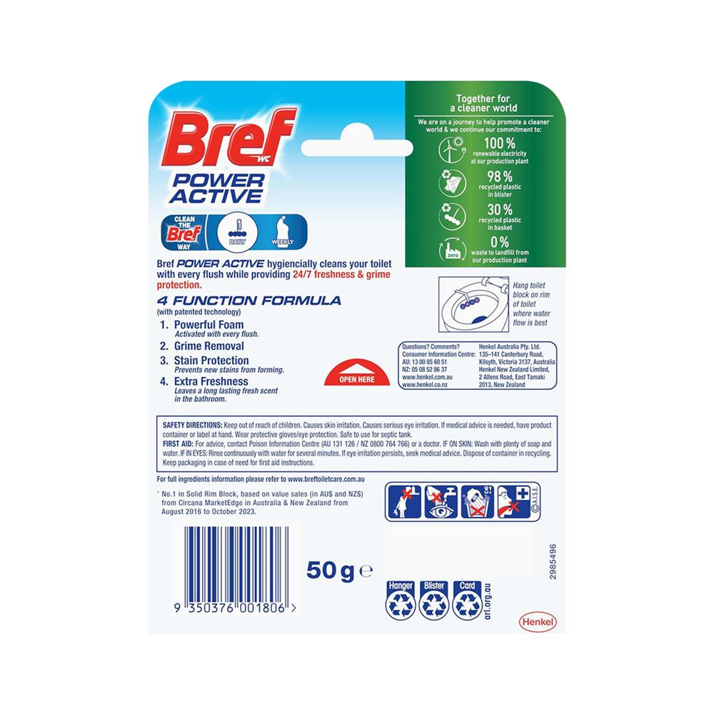 ก้อน 4 IN 1 ดับกลิ่นสุขภัณฑ์ BREF 50 กรัม กลิ่นลาเวนเดอร์