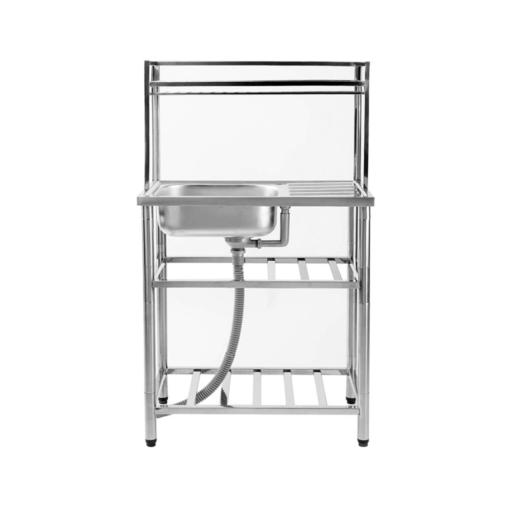 ซิงค์ขาตั้ง 1 หลุม 1 ที่พัก PARNO SPD7543 สีเงิน