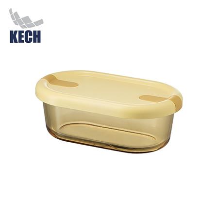 กล่องอาหารแก้ว KECH HOPE 1SLOT 0.75 ลิตร สีเหลือง_0