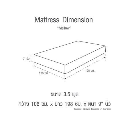 ที่นอน 3.5 ฟุต HOME LIVING STYLE MELLOW_8