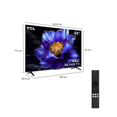 ทีวีแอลอีดี 55 นิ้ว TCL (4K, LED, GOOGLE TV) 55V6C_7