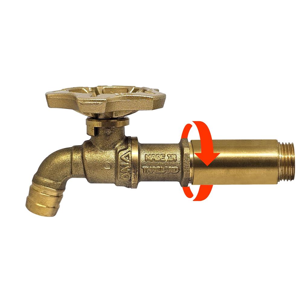 ข้อต่อทองเหลืองเกลียวใน-นอก ANA 1/2 นิ้ว